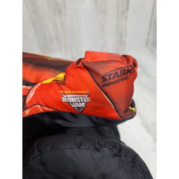 Marvel Iron Man Monster Jam Plush Truck Pillow HTF 2010 Stuffed Puff Toy - Picture 5 of 16